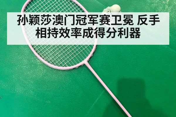 孙颖莎澳门冠军赛卫冕 反手相持效率成得分利器